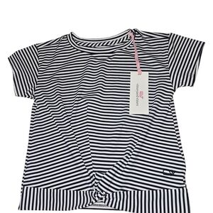 Vineyard Vines Black and White Striped Kids Tee